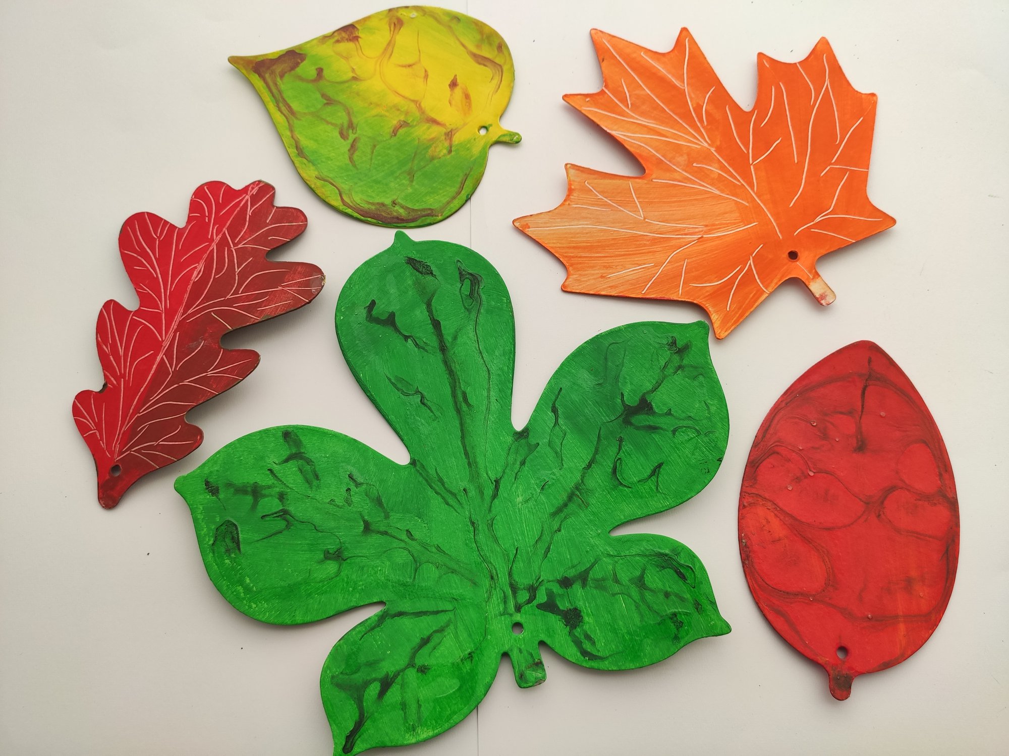 Podzimní dekorace – listy